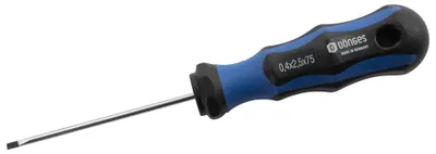 Obrázok produktu pre Elektrikársky skrutkovač s drážkou Dönges, ISO 2380, 3,0 x 75 mm
