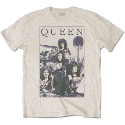 Produktbild von Queen Vintage Frame Sand L T-Shirt