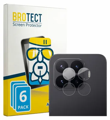 Produktbild von 6x BROTECT Schutzglas für Xiaomi 17T Pro (NUR Kameraschutz) Schutzfolie Panzer Folie Glas Display Schutz klar