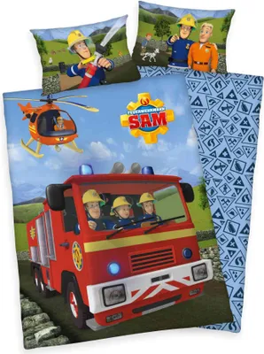 Produktbild von Kinderbettwäsche Fireman Sam Mountains 100/135, 40/60