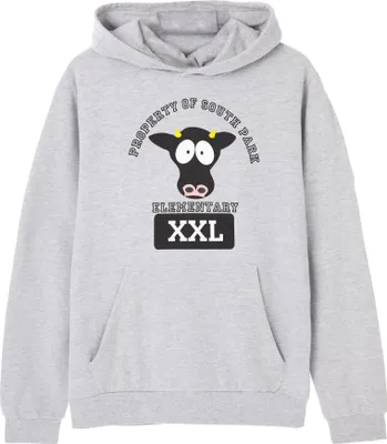 Obrázek produktu pro South Park - Pánská mikina s kapucí NS8004 (M) (šedá skvrnitá)