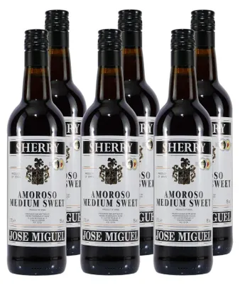 Produktbild von Jose Miguel Sherry -Amoroso Medium Sweet- (6 x 0,75L)