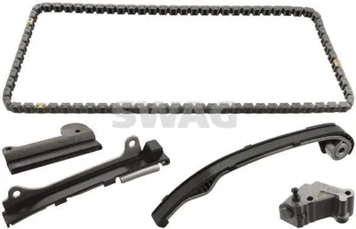 Produktbild von SWAG 33 10 7573 Steuerkettensatz Steuerkette für NISSAN ALMERA II Hatchback (N16) ALMERA TINO (V10) PRIMERA (P11) PRIMERA (P12) PRIMERA Kombi (WP12)