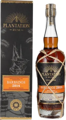 Produktbild von Plantation Rum BARBADOS 2014 Riversaltes Finish by delicando 2023 47,9% Vol. 0,7l in Geschenkbox