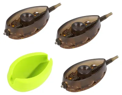 Immagine prodotto di Set MIKADO APERIO QFM IN-LINE FLAT METHOD FEEDER: 3 contenitori da 60 g + 1 stampo