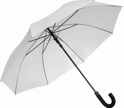 Produktbild von Stockschirm Herren Damen Stabil Automatik Regenschirm Groß Ø119 cm Weiß L96cm