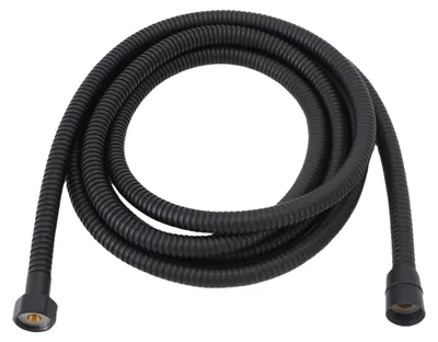 Immagine prodotto di Tubo flessibile per doccia, extra lungo, prolunga di 3 metri, flessibile, a risparmio idrico, per spruzzatore, nero