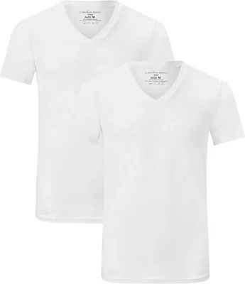 Produktbild von Bamboo Basics T-Shirt Vinn Slimfit - Optical White - 2-Pack, Farbe:Optical White, Größe:M