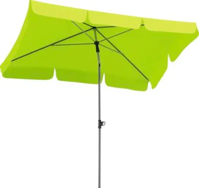 Produktbild von Mittelstockschirm Schneider Schirme Locarno 180 x 120 cm apfelgrün mit UV-Schutz 50+, wasserabweisende Polyesterbespannu