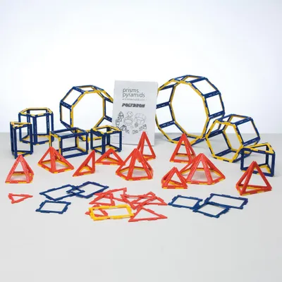 Produktbild von Polydron Frameworks 3D-Geometriebauteile Set 121 Teile