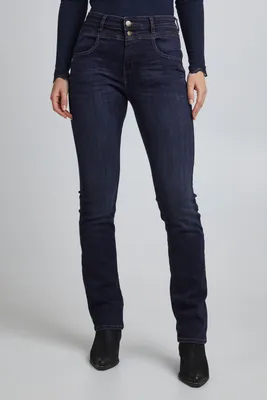 Produktbild von fransa FRZomal Damen Jeanshose Denim Hose 5-Pocket mit Stretch Rome Regular Fit