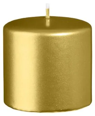 Produktbild von Stumpenkerzen Italiengold 70 x Ø 70 mm, 12 Stück