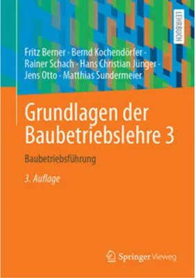 Obrázek produktu pro Grundlagen der Baubetriebslehre 3