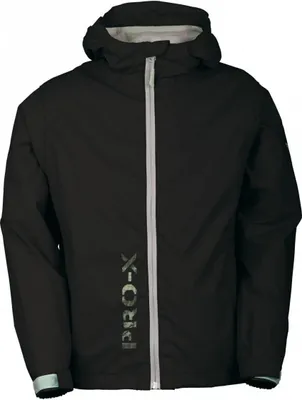 Produktbild von PRO-X ELEMENTS Kinder-Regenjacke FLASHY SCHWARZ SCHWARZ 128