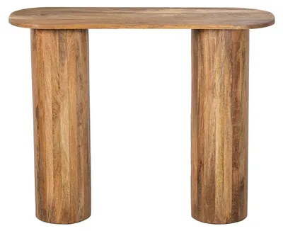 Consoletafel aus Holz, natur, 91x38x75 cm