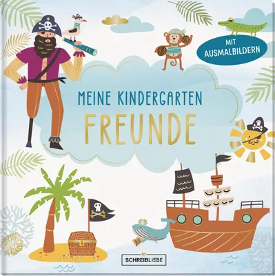 Produktbild von Kindergarten Freundebuch Pirat