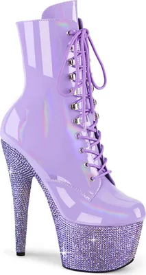 Produktbild von BEJEWELED-1020-7 Damen Booties von Pleaser, Lila  , EU 38, US 8