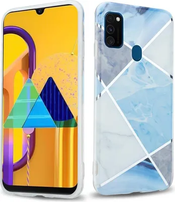 Produktbild von Cadorabo Schutzhülle für Huawei P20 LITE 2018 / NOVA 3E Hülle in Blau TPU Handyhülle Etui Case Cover