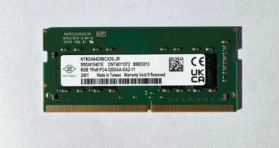Produktbild von Nanya Technology 8GB Arbeitsspeicher DDR4 3200 Mhz SO-DIMM für Notebooks Bulk