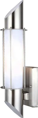 Produktbild von Grafner Design Edelstahl Wandlampe mit 1x E27 Fassung, IP44 Wand Außenleuchte, 360° rundum Lichtschein, für außen und innen, Wandleuchte Lampe Außen Hoflampe