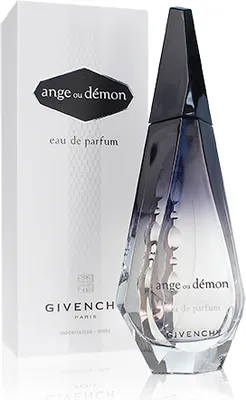 A perfume bottle and its box are displayed on a white background.