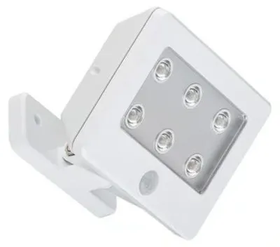 Zdjęcie produktu dla Lampa zewnętrzna z czujnikiem ruchu na baterie IP54 biała Briloner