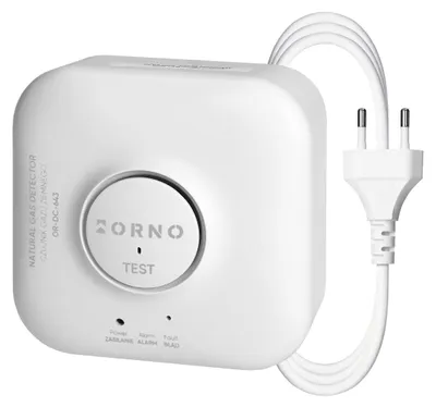 Imagen del producto de Detector de gas metano Smart ORNO OR-DC-643, con Wi-Fi Tuya, Bluetooth y alarma