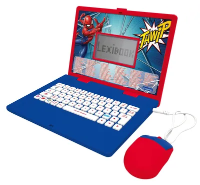 Image de Ordinateur éducatif bilingue avec 164 activités au design Spiderman (EN/FR)