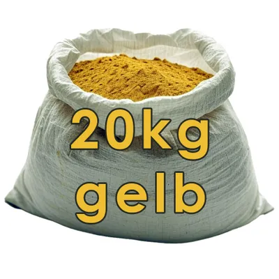 Produktbild von gelbes Eisenoxid-Pigment 20 kg – Natürliches Farbpulver für Baustoffe & Keramik