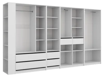 Immagine prodotto di Armadio multifunzione Vicco Elmo Bianco 50 x 200 cm Set di 5, Model 61358