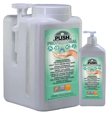Immagine prodotto di pasta bianca abrasiva 'push professional' 5000 ml - con dosatore
