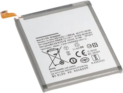 Produktbild von Akku passend für Samsung Galaxy S20 Ultra, Li-Polymer, 3,85V, 5000mAh, 19,2Wh, built-in, ohne Werkzeug