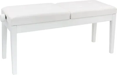 Zdjęcie produktu dla Pianonova HY-PJ022 Podwójne krzesło fortepianowe White Matt