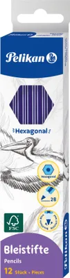 Produktbild von Pelikan 978874, 2B, Blau, Hexagonal, 1 Stück(e), Forest Stewardship Council (FSC)