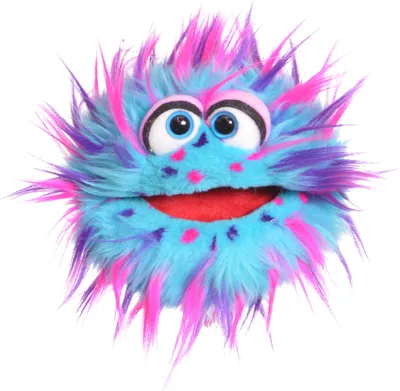Immagine prodotto di Pupazzo a mano Plops (blu/rosa/viola)