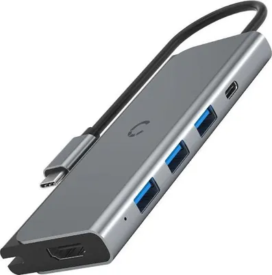 Produktbild von Cygnett CY3318HUBC3, USB 2.0 Type-C, HDMI, USB 3.2 Gen 1 (3.1 Gen 1) Type-A, USB 3.2 Gen 1 (3.1 Gen 1) Type-C, 1 Stück(e), 0,15 m