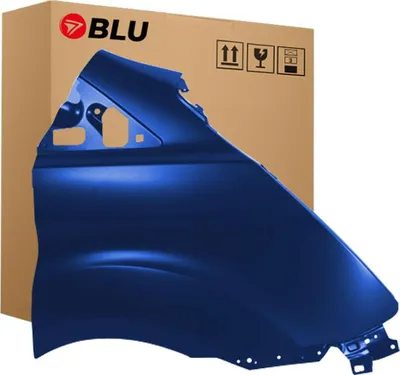 Immagine prodotto di BLU Parafango compatibile con Ford Transit Tourneo Custom I 3CYC Destra Blau Ink Blue | 2013-2017 | Anteriore | Verniciato | Pronto per il montaggio | Acciaio