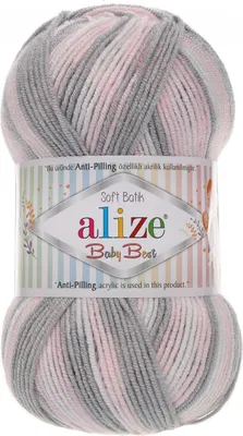 Produktbild von 100g Baby-Strickgarn ALIZE Baby Best Batik, Antipilling, Babywolle, Farbwahl