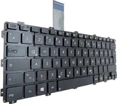 Produktbild von DEUTSCHE - Schwarz Tastatur Keyboard ohne Rahm kompatibel für Model: MP-11N56CB-920