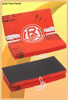 Produktbild von Sitzkissen Klappkissen Kissen Adiole Rot Weiss Essen Nur der RWE Gr. 33x33cm