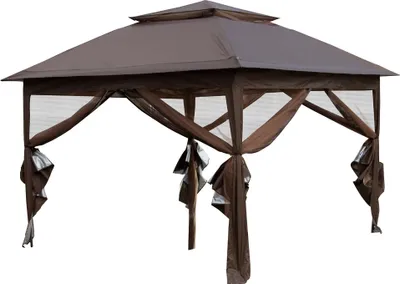 Image de Toit pour spa Marimex Vista marron - Pavillon avec protection UV