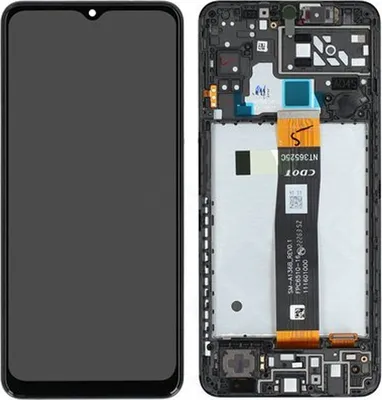 Produktbild von SMT - Original LCD Display Touchscreen Bildschirm Rahmen Schwarz für Samsung Galaxy A04s A047F
