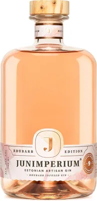 Produktbild von Junimperium Rhabarber Gin 40% vol. (1 x 0,7 l) | Artisan Gin aus Estland mit Rhabarber und heimischen Gewürzen