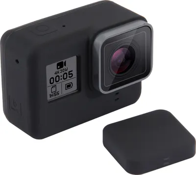Image de Coque de protection en silicone PULUZ pour GoPro Hero 5 et 6, noire