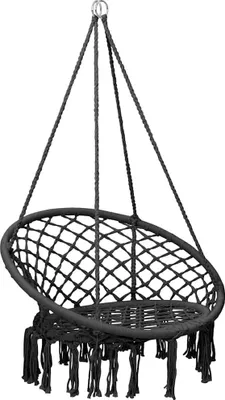 Obrázek produktu pro vidaXL Závěsné křeslo 80 cm antracitové barvy