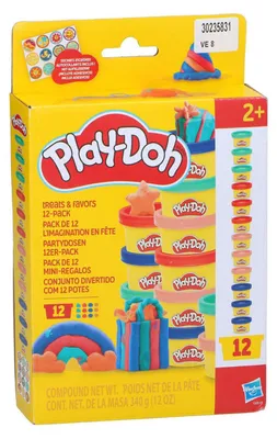 Image de Play-Doh Treats & Favors - 12 pots de pâte à modeler