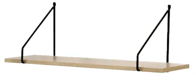 Zdjęcie produktu dla Półka ścienna w stylu industrialnym 60 cm