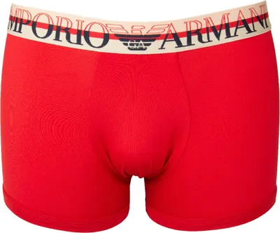 Produktbild von EMPORIO ARMANI Herren-Boxershorts, sichtbarer Gummizug mit Logo, Mikrofaser-Unterwäsche, Artikel 111389 4R719, EUR XL - CN 175/100 - BR EG - MX EG, Poliammide 88%,Elasthan 12%