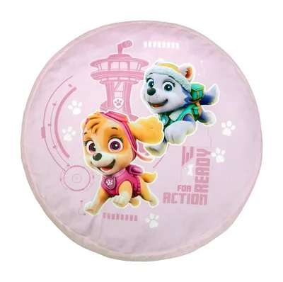Produktbild von Formkissen Dekokissen Paw Patrol Mädchen Glow in the dark Rosa