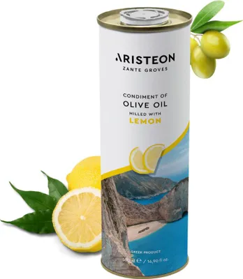 Produktbild von Olivenöl mit Zitrone 500 ml ARISTEON